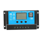 Regulator tensiune pentru panou solar 10A 12V/24V 2X port USB