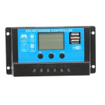 Regulator tensiune pentru panou solar 10A 12V/24V 2X port USB