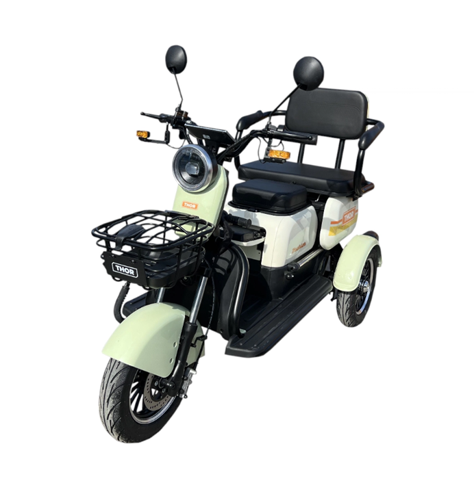sxl-1 Triciclu electric THOR SXL PRO VERDE 1000W 60V 20AH - imagine 1