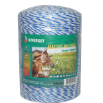 Rola fir alb-albastru fi 3mm 3x0.2mm 500M