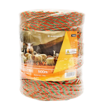 Rola fir portocaliu-verde fi 3mm insertie metalica 3x0.2mm 500M - imagine 2