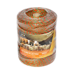 Rola fir portocaliu-verde fi 3mm insertie metalica 3x0.2mm 500M - imagine 3