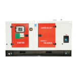 Generator electric trifazic 55KVA, 400V cu motor diesel Ricardo N4100DS-46/46KW