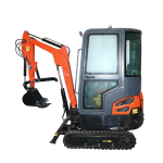 Mini excavator 1.4T cu cabina, motor diesel 25CP, rotire 360 grade, adancime sapare 2200mm, capacitate ridicare 350Kg - imagine 2