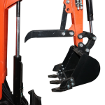 Mini excavator 1.4T cu cabina, motor diesel 25CP, rotire 360 grade, adancime sapare 2200mm, capacitate ridicare 350Kg - imagine 7