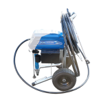 Pompa de vopsit airless profesionala cu piston si motor fara perii 4.5kW, 220V, debit 8.5 L/min, duza 517, presiune maxima 227 bar M85 - imagine 5