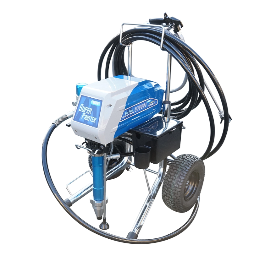 pompa-11111 Pompa de vopsit airless profesionala cu piston si motor fara perii 4.5kW, 220V, debit 8.5 L/min, duza 517, presiune maxima 227 bar M85 - imagine 1