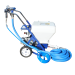 Pompa de glet si tencuiala decorativa airless T5 2.2kW, 220V, debit 15 L/min, granulatie 3mm, presiune 20 bar