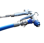 Pompa de glet si tencuiala decorativa airless T5 2.2kW, 220V, debit 15 L/min, granulatie 3mm, presiune 20 bar - imagine 2