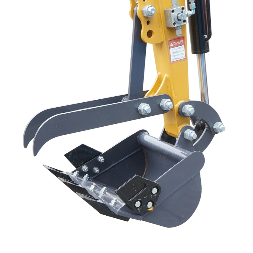 Mini excavator 1T cu semicabina, motor diesel 9.5CP, adancime sapare 1764mm, capacitate ridicare 350Kg, 3 cupe incluse 185/355/800mm - imagine 5