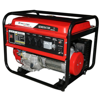 Generator electric 7.5kW/220V, motor pe benzina 17CP, pornire manuala