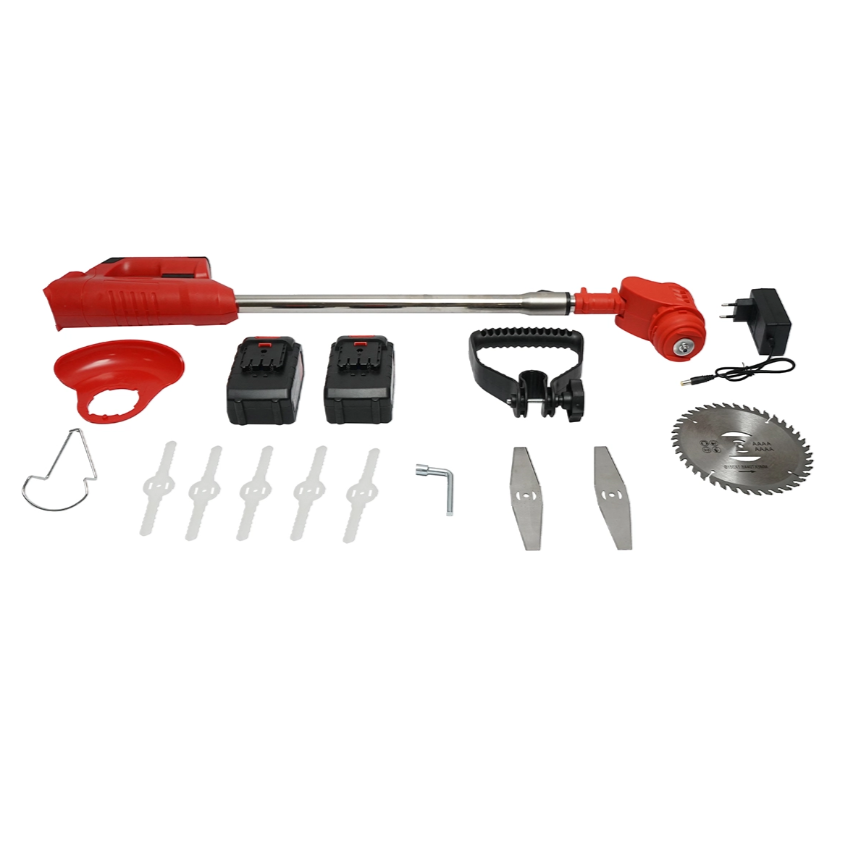 Motocoasa electrica extensibila 850W, 2 baterii litiu 21V/3000 mAh, viteza 18000 r/min accesorii incluse - imagine 4