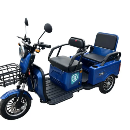 Triciclu electric 1400W Thor SX LONG PRO albastru fara permis 60V20Ah 25km/h